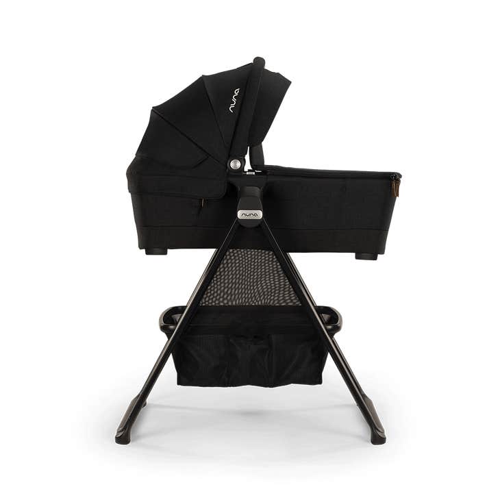 Nuna Swiv™ & Triv™ Series Bassinet + Stand - Caviar Nuna