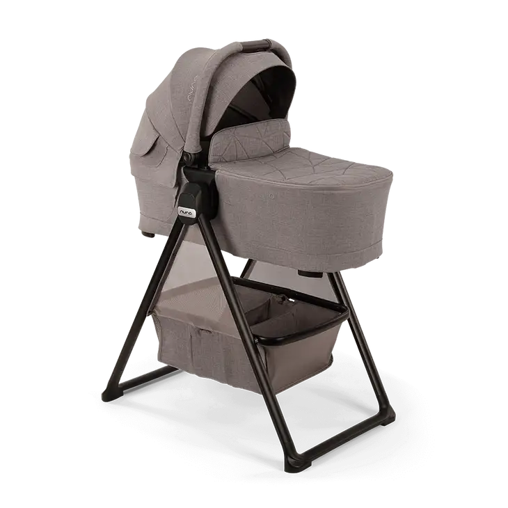 Nuna Swiv™ & Triv™ Series Bassinet + Stand BMW Collection - Umber Nuna