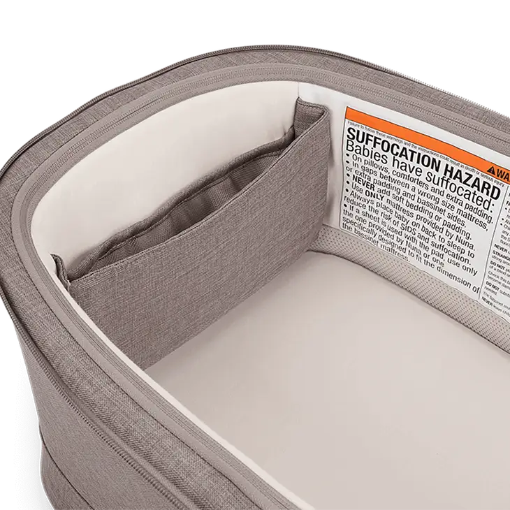 Nuna Swiv™ & Triv™ Series Bassinet + Stand BMW Collection - Umber Nuna