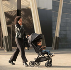 Nuna TRVL lx Compact Stroller - Caviar Nuna