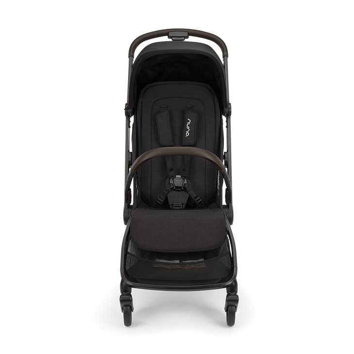 Nuna VIAA cabn Ultra Compact Stroller - Caviar Nuna