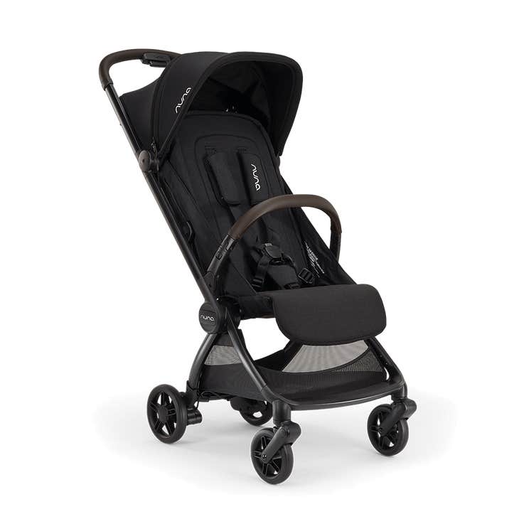 Nuna VIAA cabn Ultra Compact Stroller - Caviar Nuna