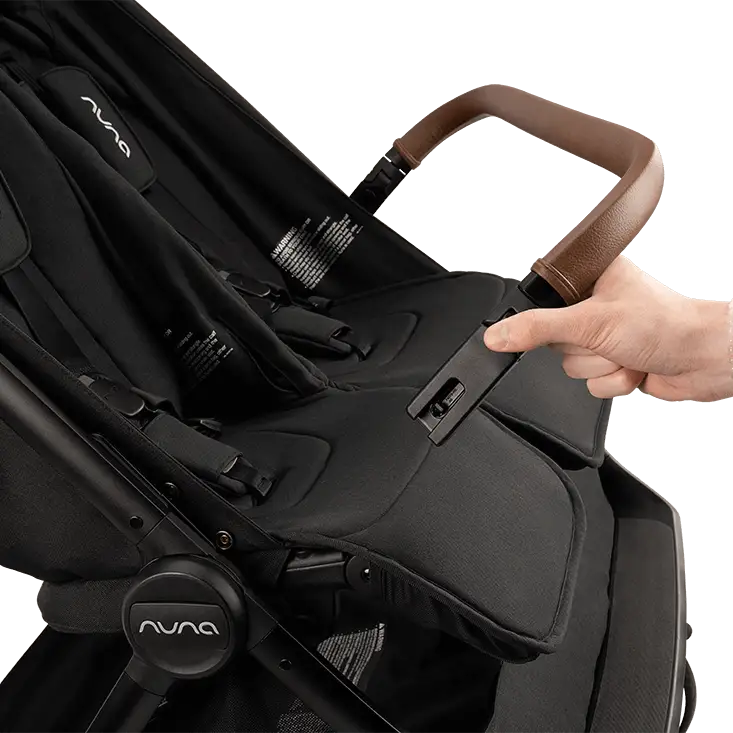 Nuna Trvl Dubl Stroller - Caviar Nuna