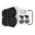 Nuna Trvl Dubl Stroller - Caviar Nuna