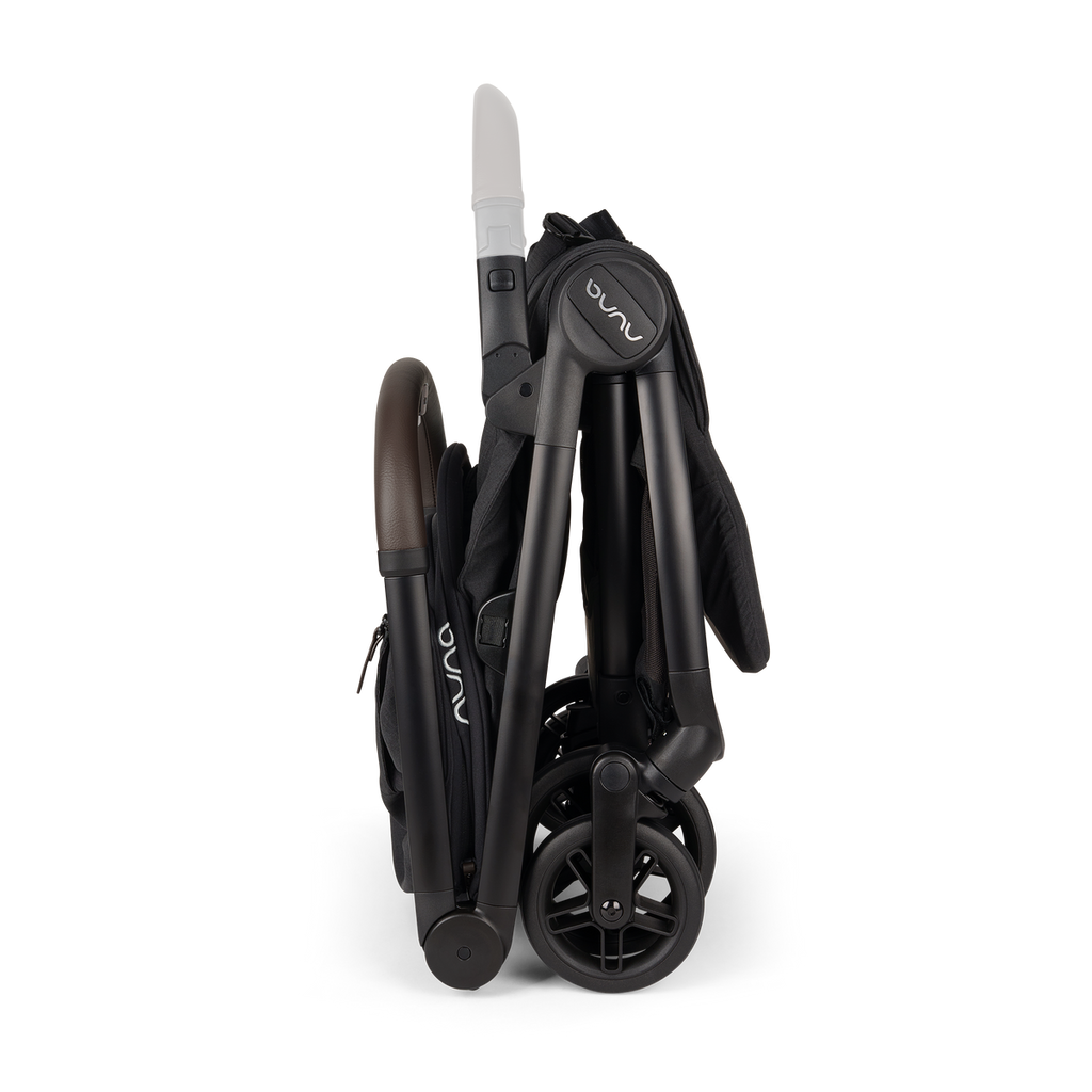 Nuna VIAA cabn Ultra Compact Stroller - Caviar Nuna