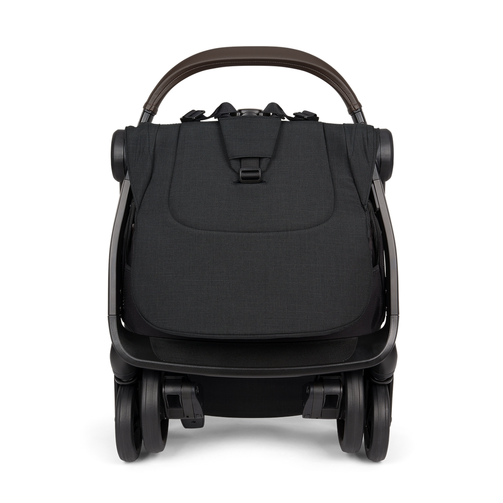 Nuna VIAA cabn Ultra Compact Stroller - Caviar Nuna
