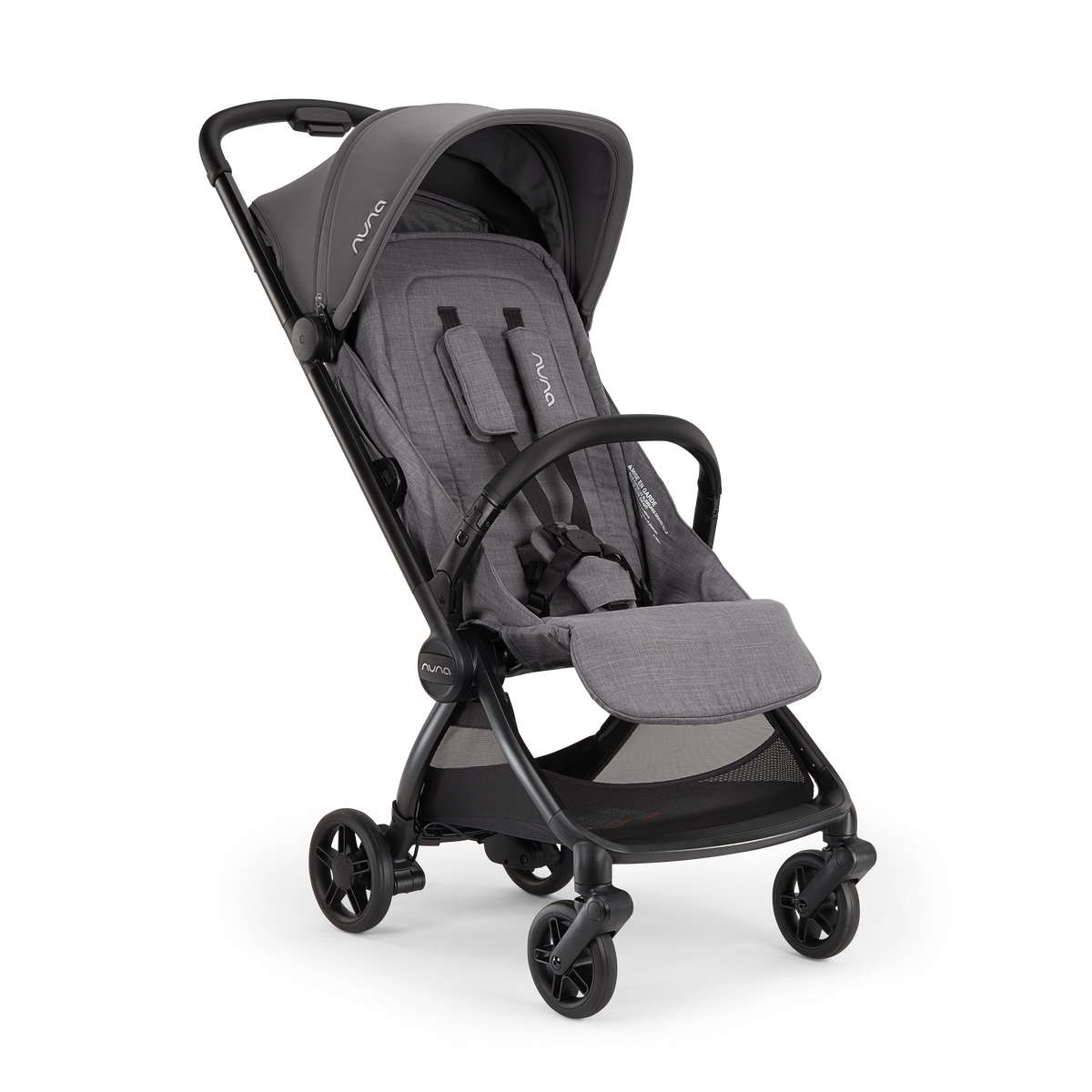 Nuna VIAA cabn Ultra Compact Stroller - Pewter Nuna