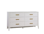 Natart Juvenile Palo Double Dresser 56" - White Natart