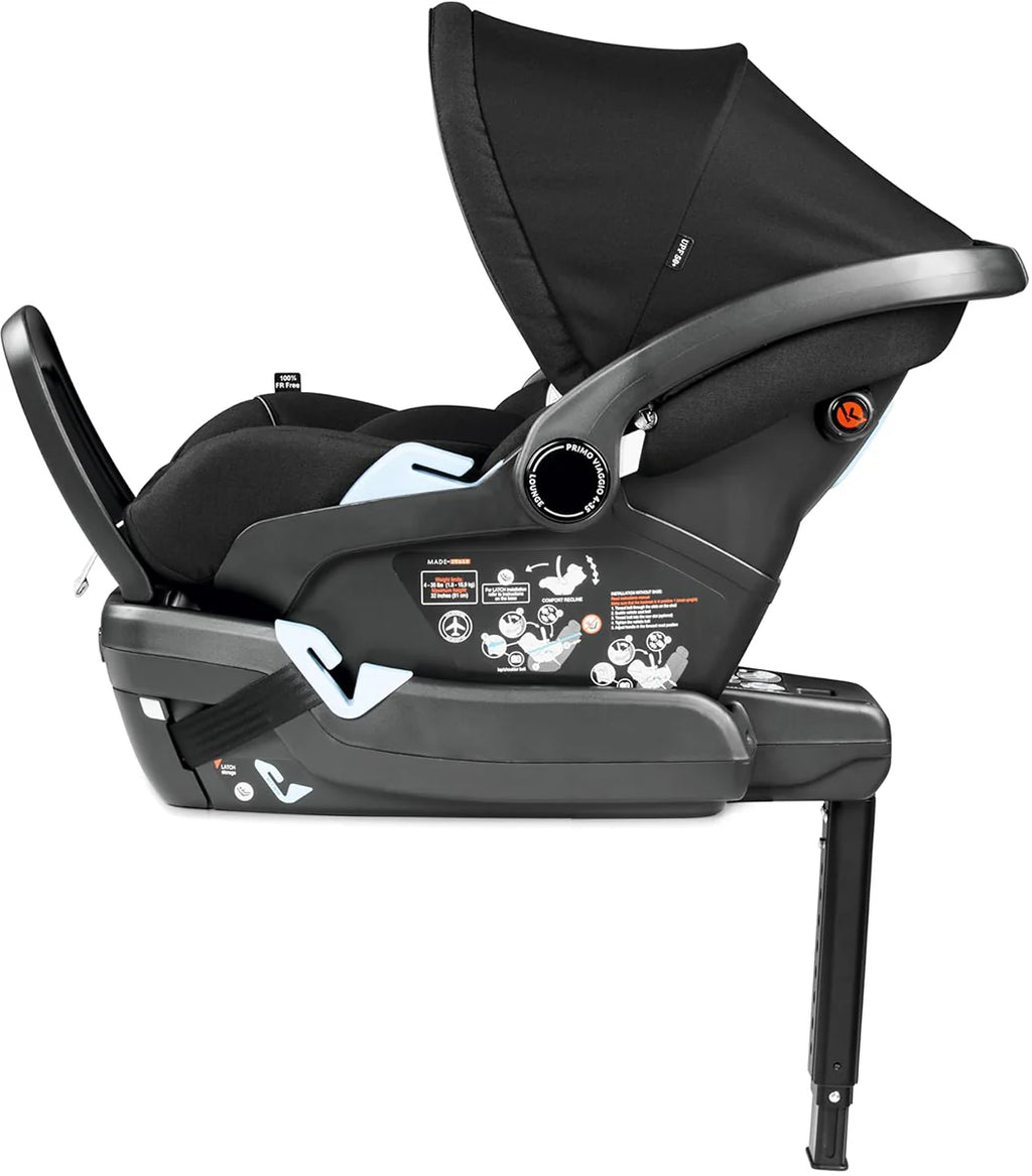 Peg Perego Primo Viaggio Lounge Reclining Infant Car Seat - True Black Peg Perego