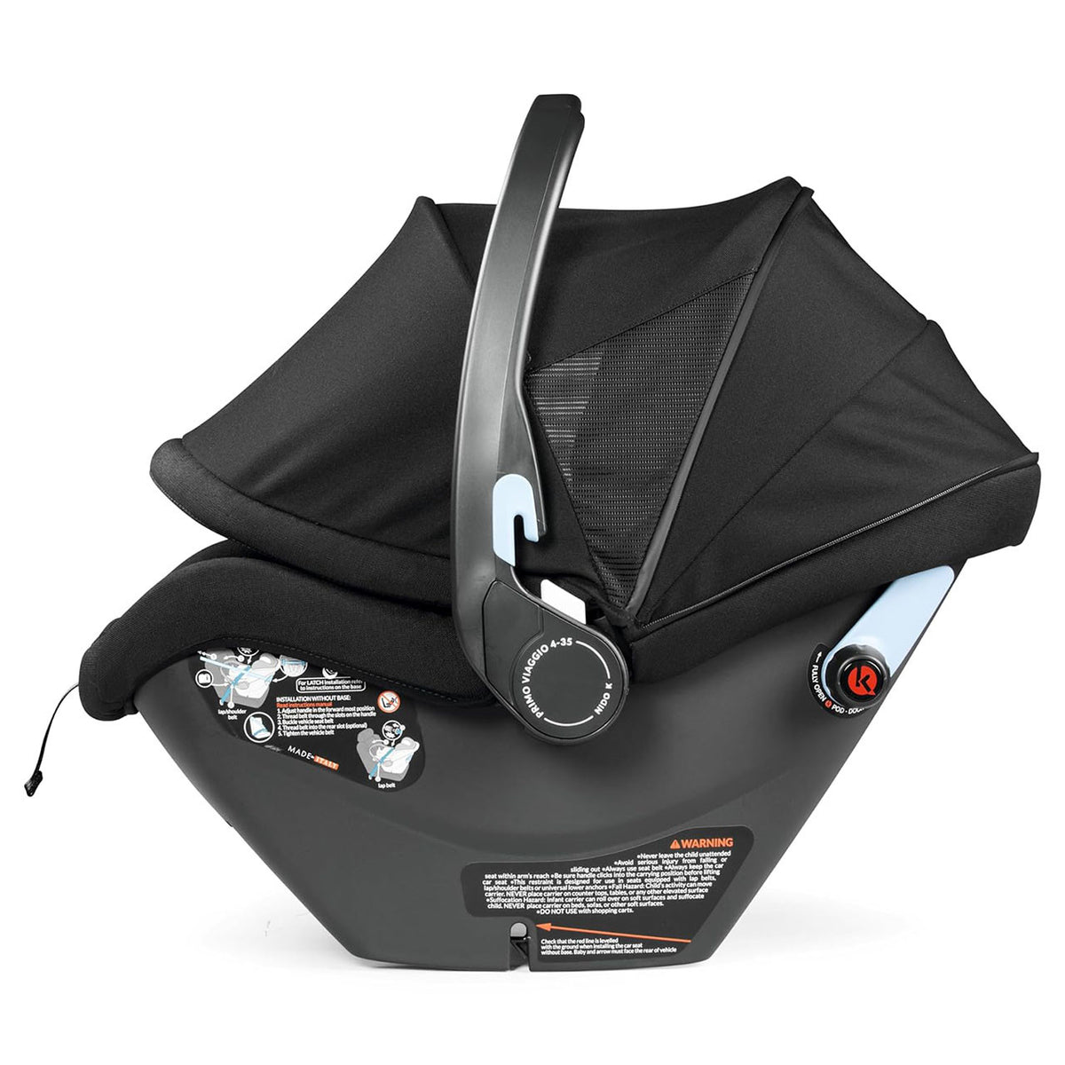 Peg Perego Viaggio Nido Infant Car Seat - True Black Peg Perego