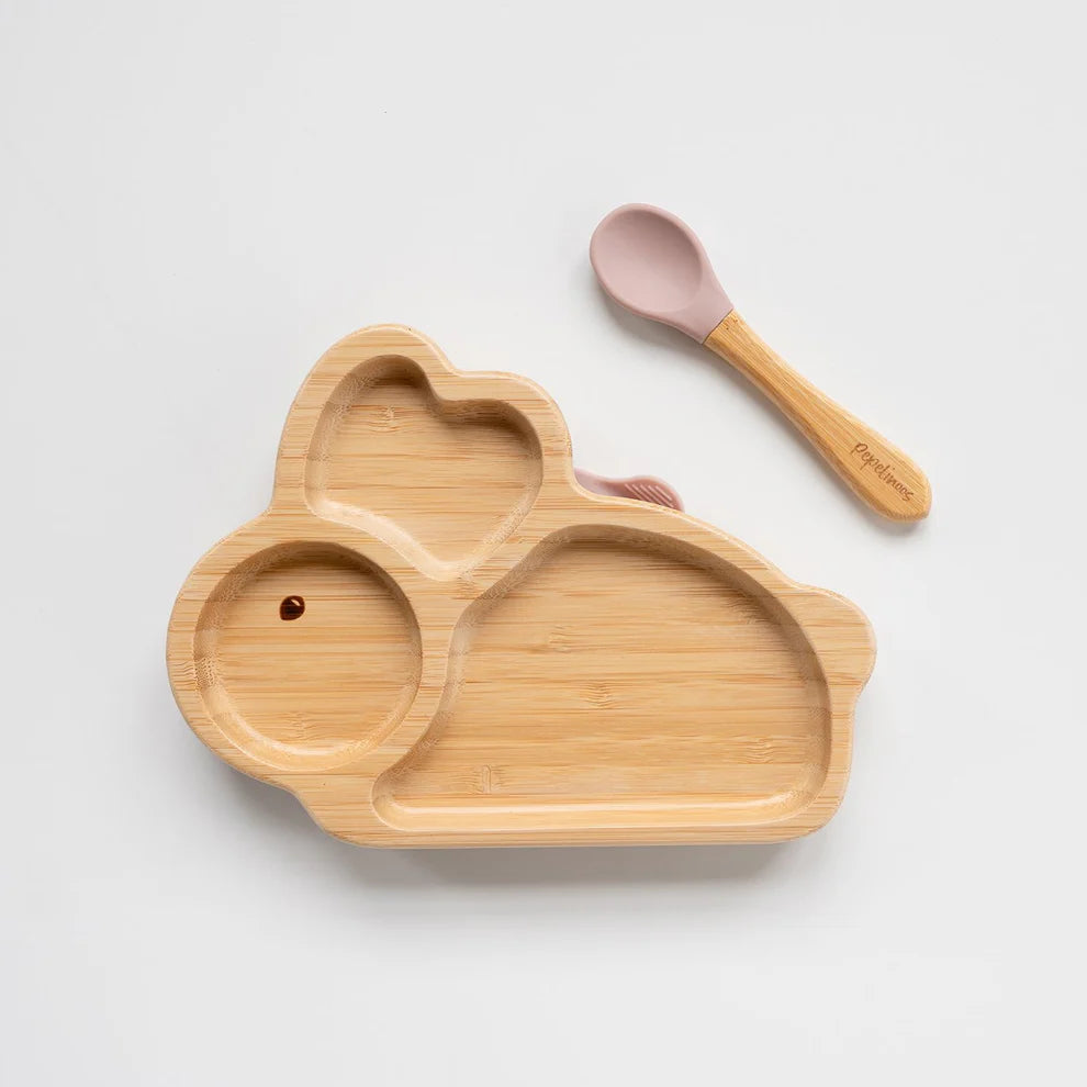 Pepelinoos Baby Bunny Plate & Spoon Pepelinoos