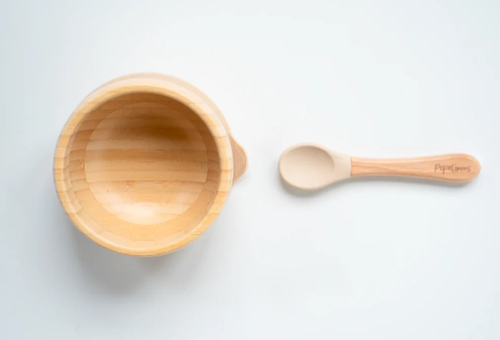 Pepelinoos Bamboo Baby Bowl & Spoon Pepelinoos