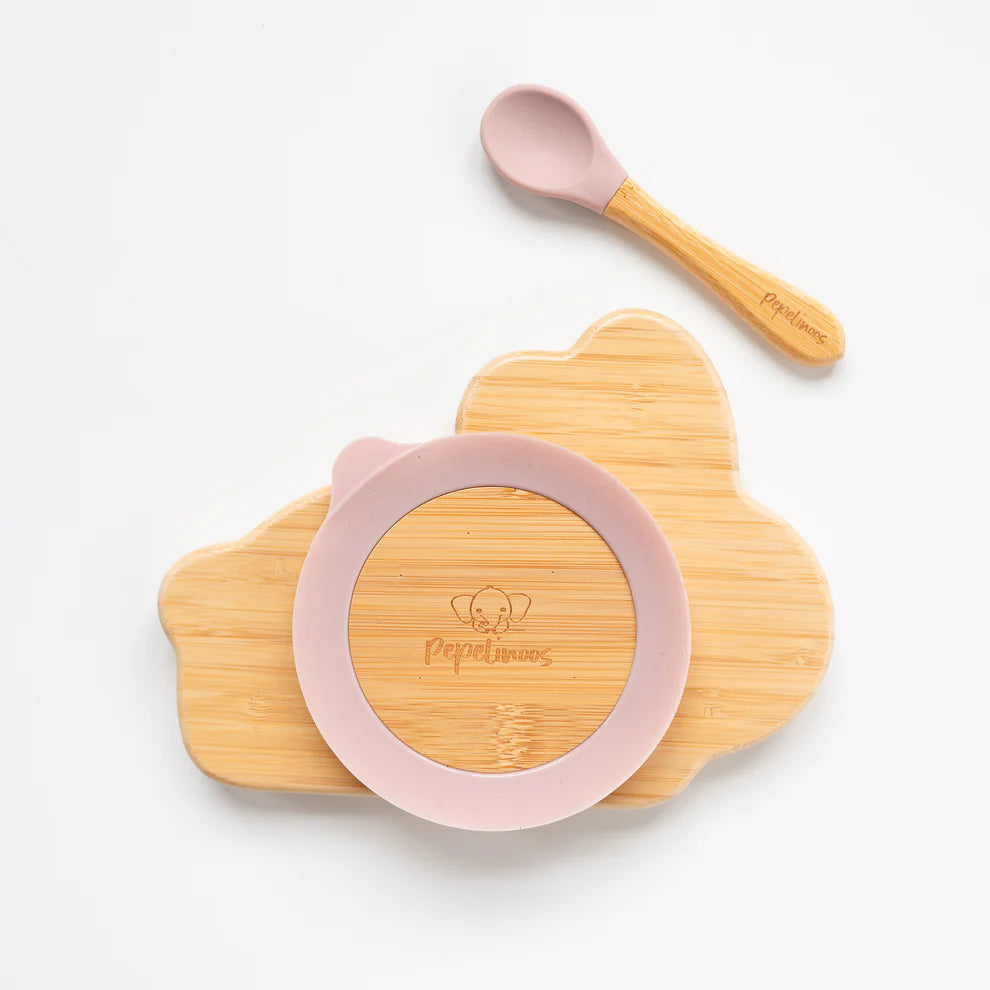Pepelinoos Baby Bunny Plate & Spoon Pepelinoos