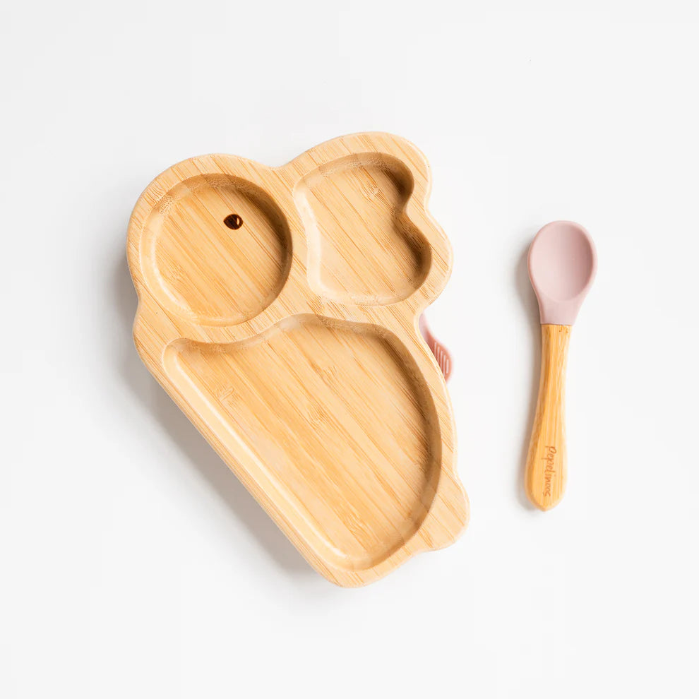 Pepelinoos Baby Bunny Plate & Spoon Pepelinoos