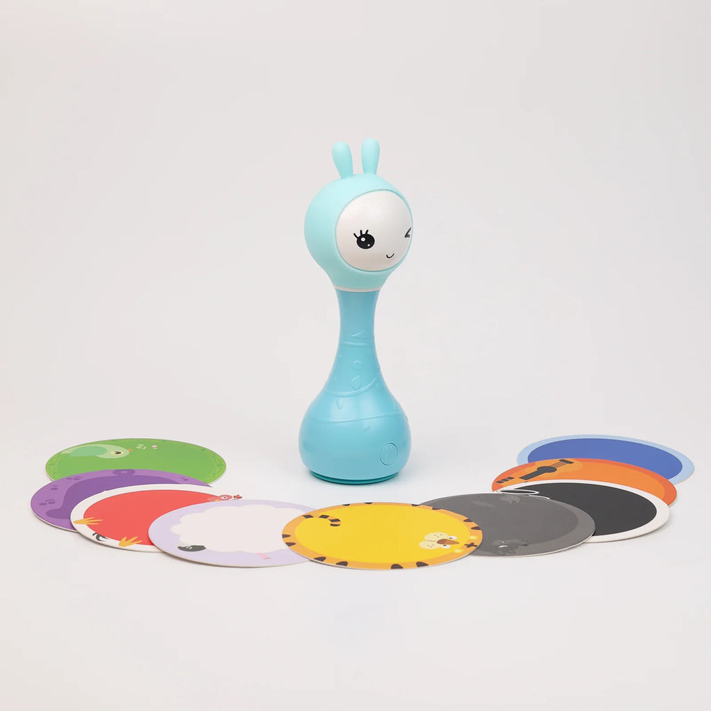 alilo Smarty Bunny Rattle - Blue Alilo