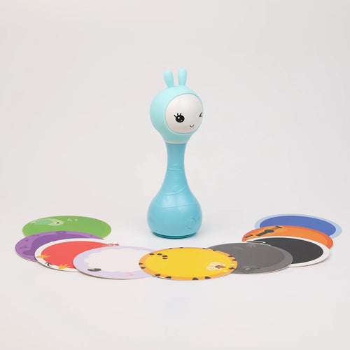 alilo Smarty Bunny Rattle - Blue Alilo