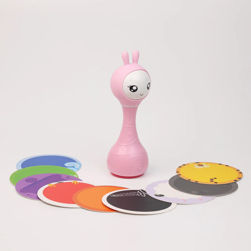 alilo Smarty Bunny Rattle - Pink Alilo