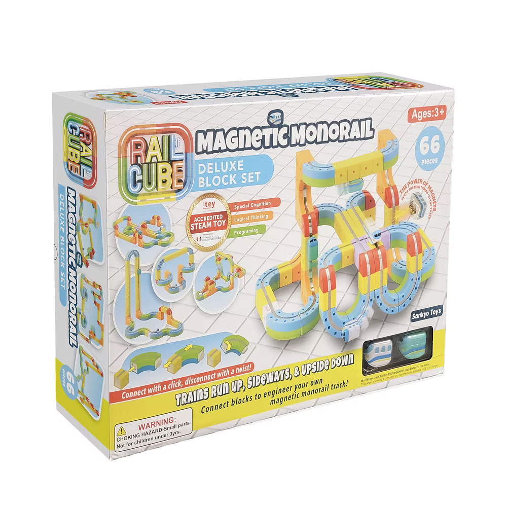 Rail Cube Magnetic Monorail Deluxe Set Rail Cube
