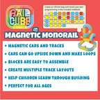 Rail Cube Magnetic Monorail Deluxe Set Rail Cube