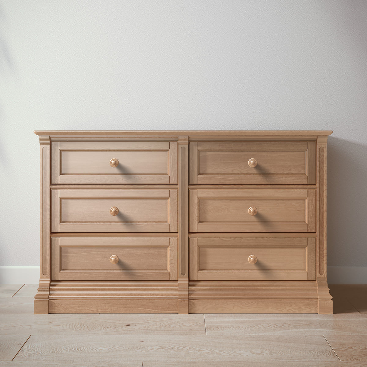 Romina Furniture Imperio Double Dresser - Alberto Puro Romina Furniture