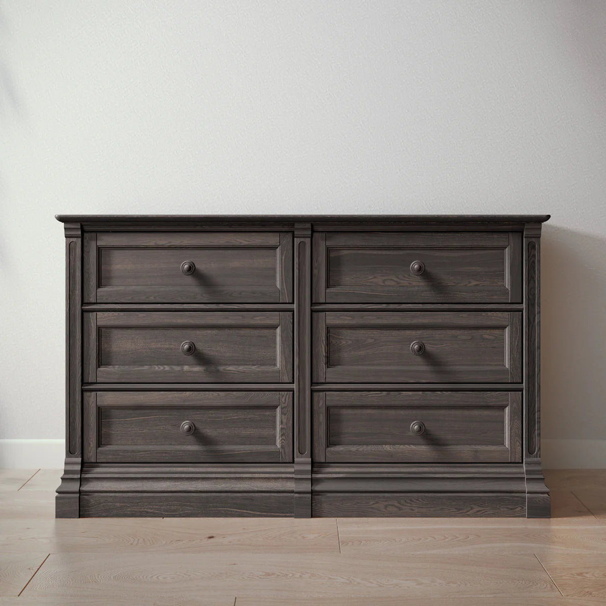 Romina Furniture Imperio Double Dresser - Aqua Grey Romina Furniture