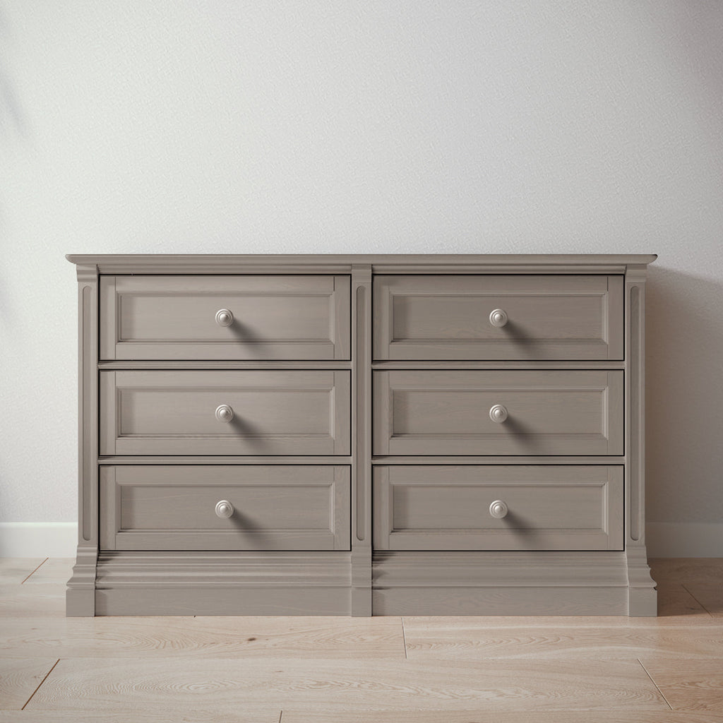 Romina Furniture Imperio Double Dresser - Ash Romina Furniture
