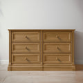 Romina Furniture Imperio Double Dresser - Harvest Romina Furniture