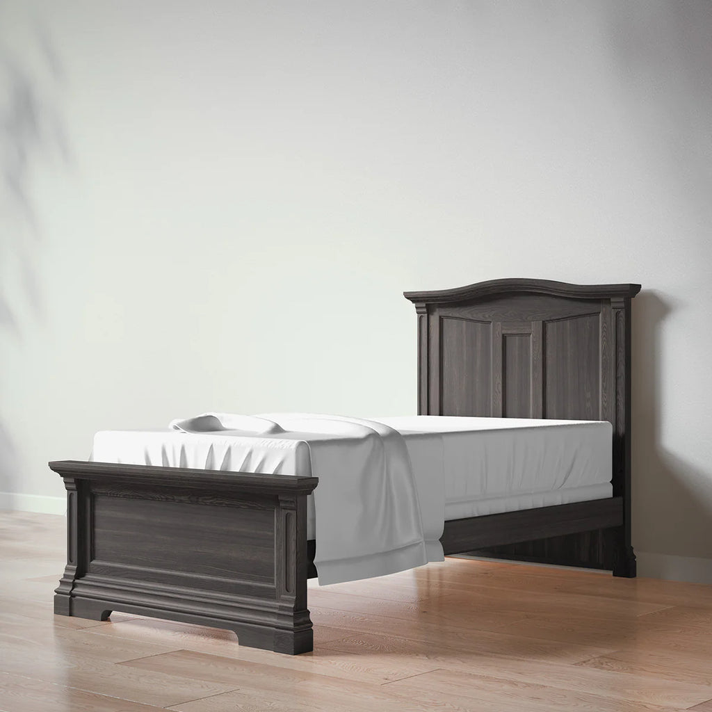Romina Furniture Imperio Open Back Convertible Crib - Bianco Santinato Romina Furniture
