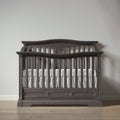 Romina Furniture Imperio Open Back Convertible Crib - Aqua Grey Romina Furniture