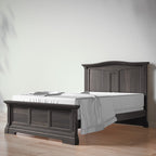 Romina Furniture Imperio Solid Back Convertible Crib - Nocello Romina Furniture