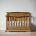 Romina Furniture Imperio Solid Back Convertible Crib - Harvest Romina Furniture