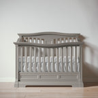 Romina Furniture Imperio Open Back Convertible Crib - Ash Romina Furniture