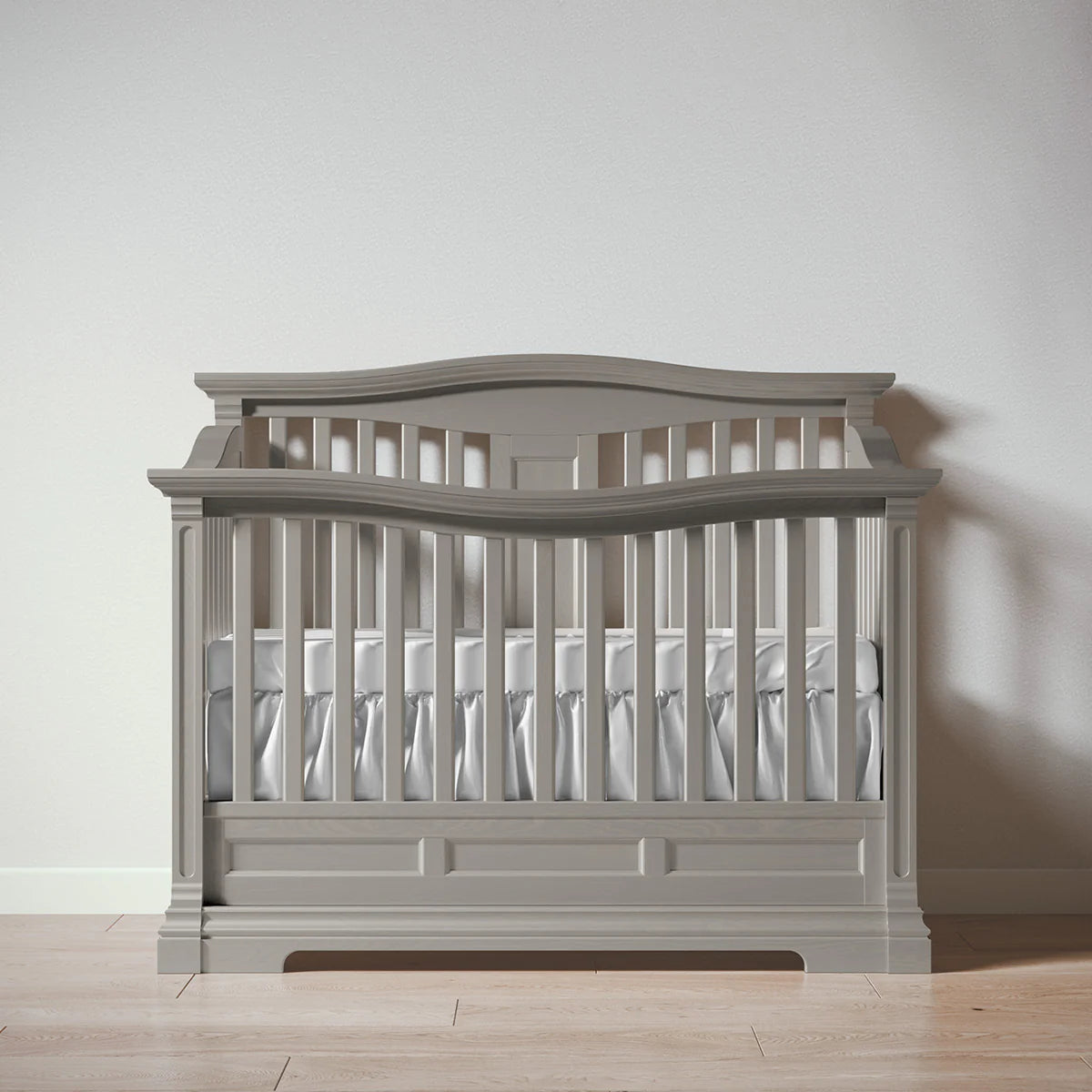 Romina Furniture Imperio Open Back Convertible Crib - Ash Romina Furniture