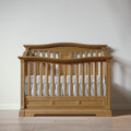 Romina Furniture Imperio Open Back Convertible Crib - Harvest Romina Furniture