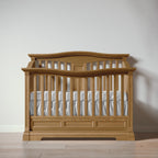 Romina Furniture Imperio Open Back Convertible Crib - Harvest Romina Furniture