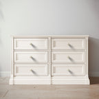 Romina Furniture Imperio Double Dresser - Bianco Santinato Romina Furniture
