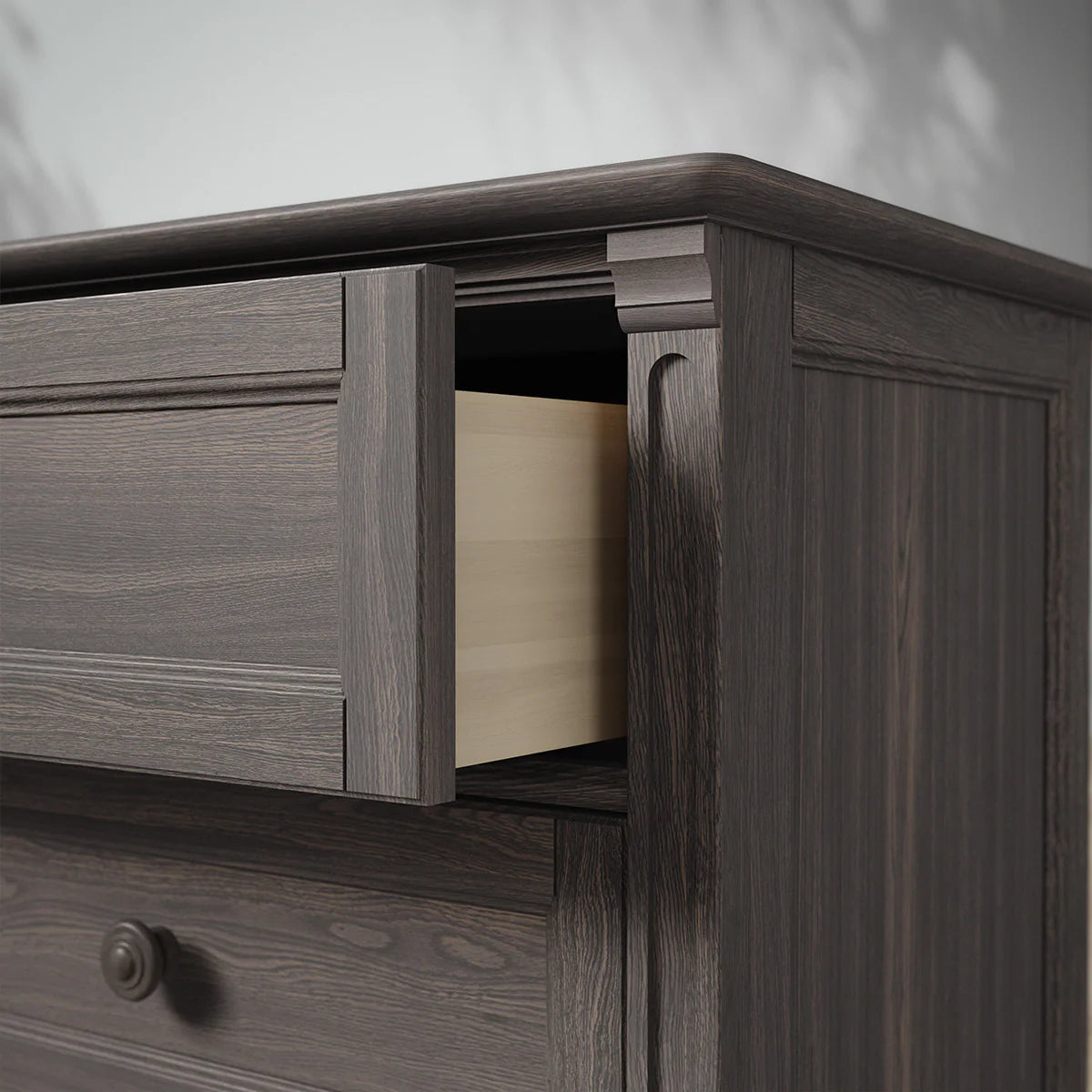 Romina Furniture Imperio Double Dresser - Nocello Romina Furniture