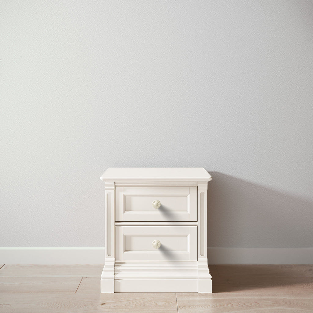 Romina Furniture Imperio Nightstand - Bianco Santinato Romina Furniture