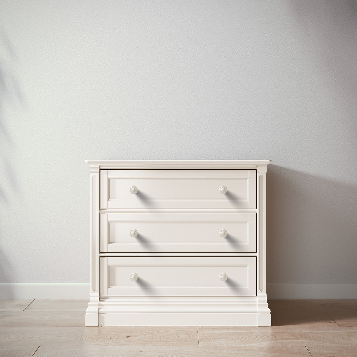 Romina Furniture Imperio Single Dresser - Bianco Satinato Romina Furniture