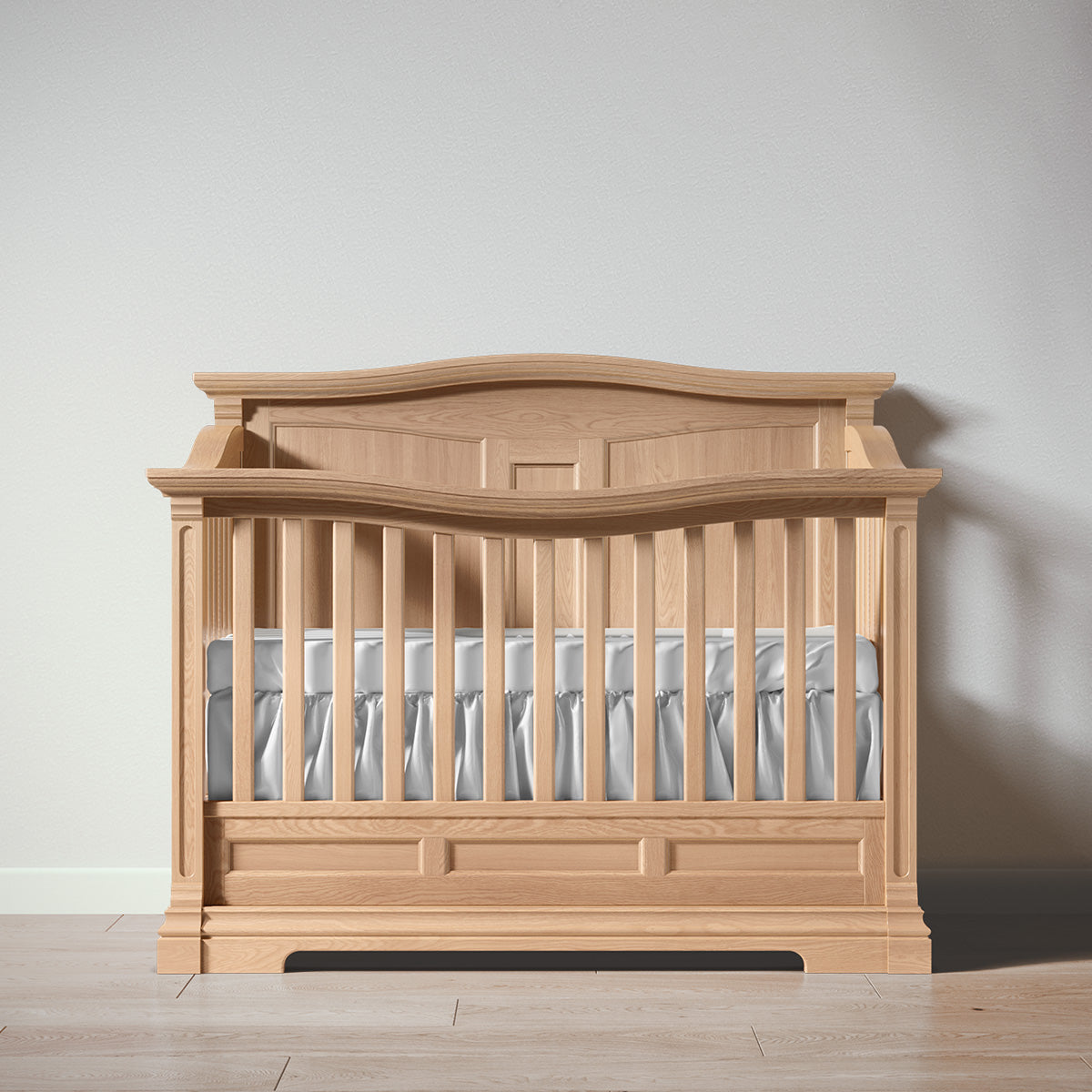 Romina Furniture Imperio Solid Back Convertible Crib - Alberto Puro Romina Furniture