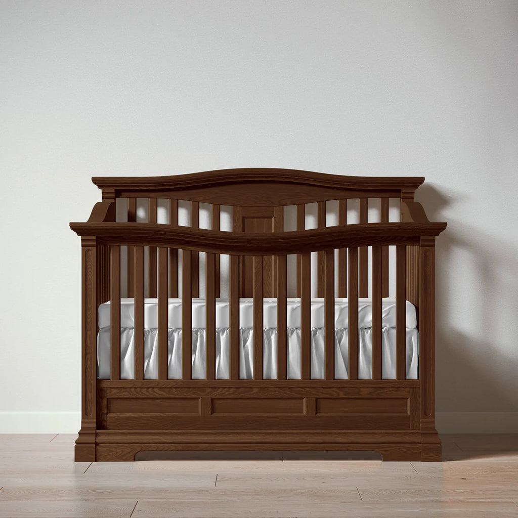 Romina Furniture Imperio Open Back Convertible Crib - Nocello Romina Furniture