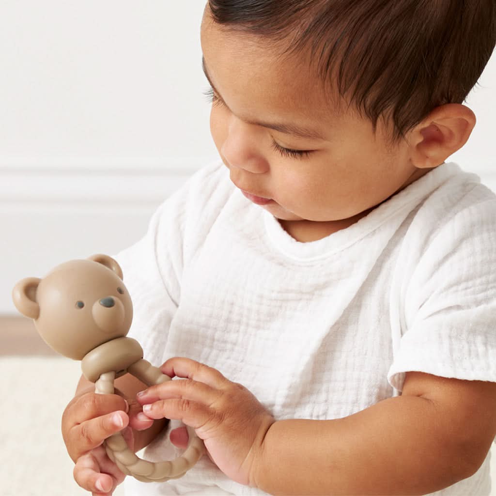 Itzy Ritzy Shake & Smile™ Silicone Rattle Teether Itzy Ritzy