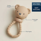 Itzy Ritzy Shake & Smile™ Silicone Rattle Teether Itzy Ritzy