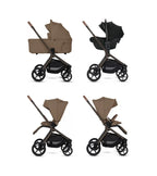 Silver Cross Breez Stroller and Bassinet Bundle - Maple Silver Cross