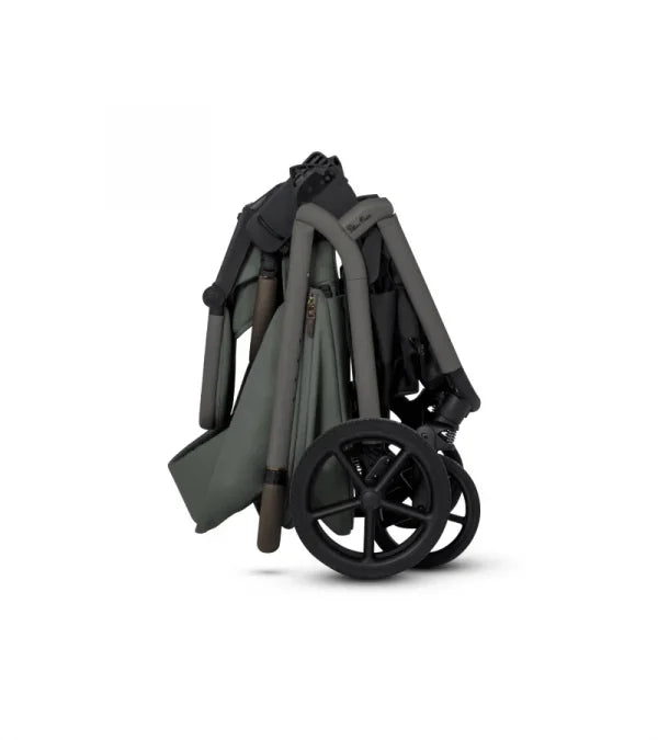 Silver Cross Breez Stroller and Bassinet Bundle - Pewter Silver Cross