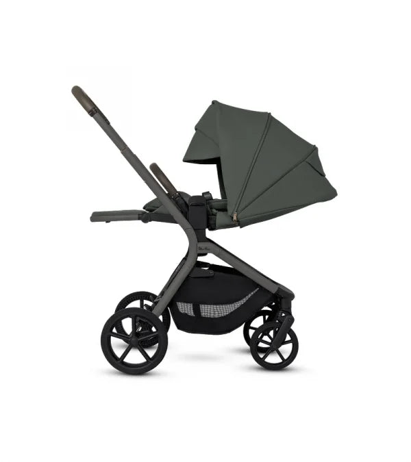 Silver Cross Breez Stroller and Bassinet Bundle - Pewter Silver Cross
