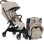 Silver Cross Clic Compact Stroller - Latte Silver Cross