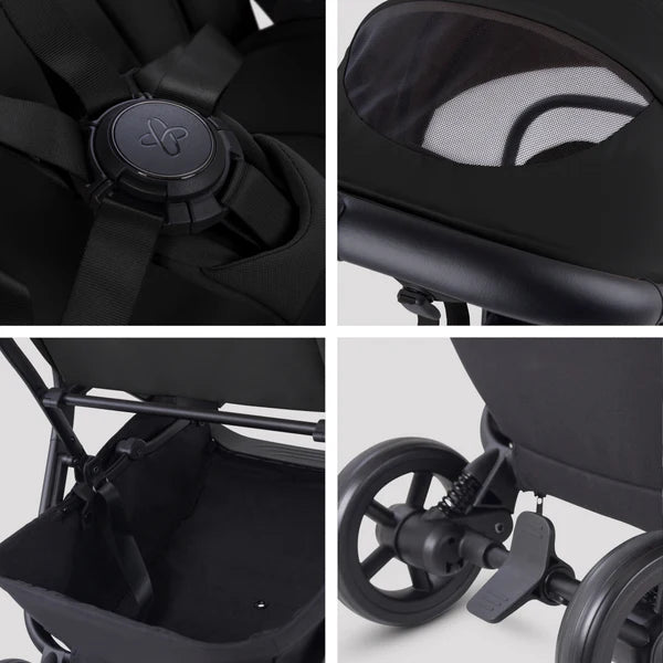 Silver Cross Nia Compact Folding Travel Stroller - Champagne(Ships Late May/Early June) Silver Cross