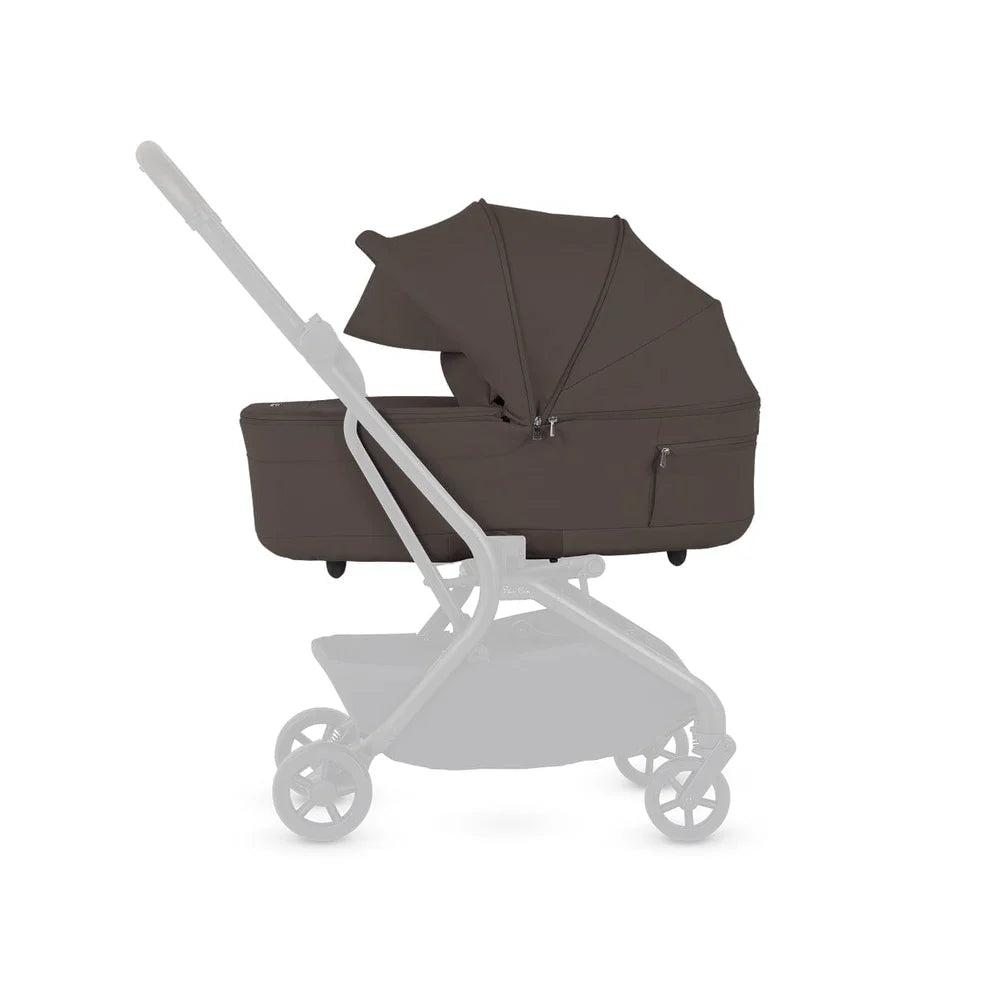 Silver Cross Nia Compact Travel Stroller + Bassinet Bundle - Chocolate (Ships Late May/Early June) Silver Cross