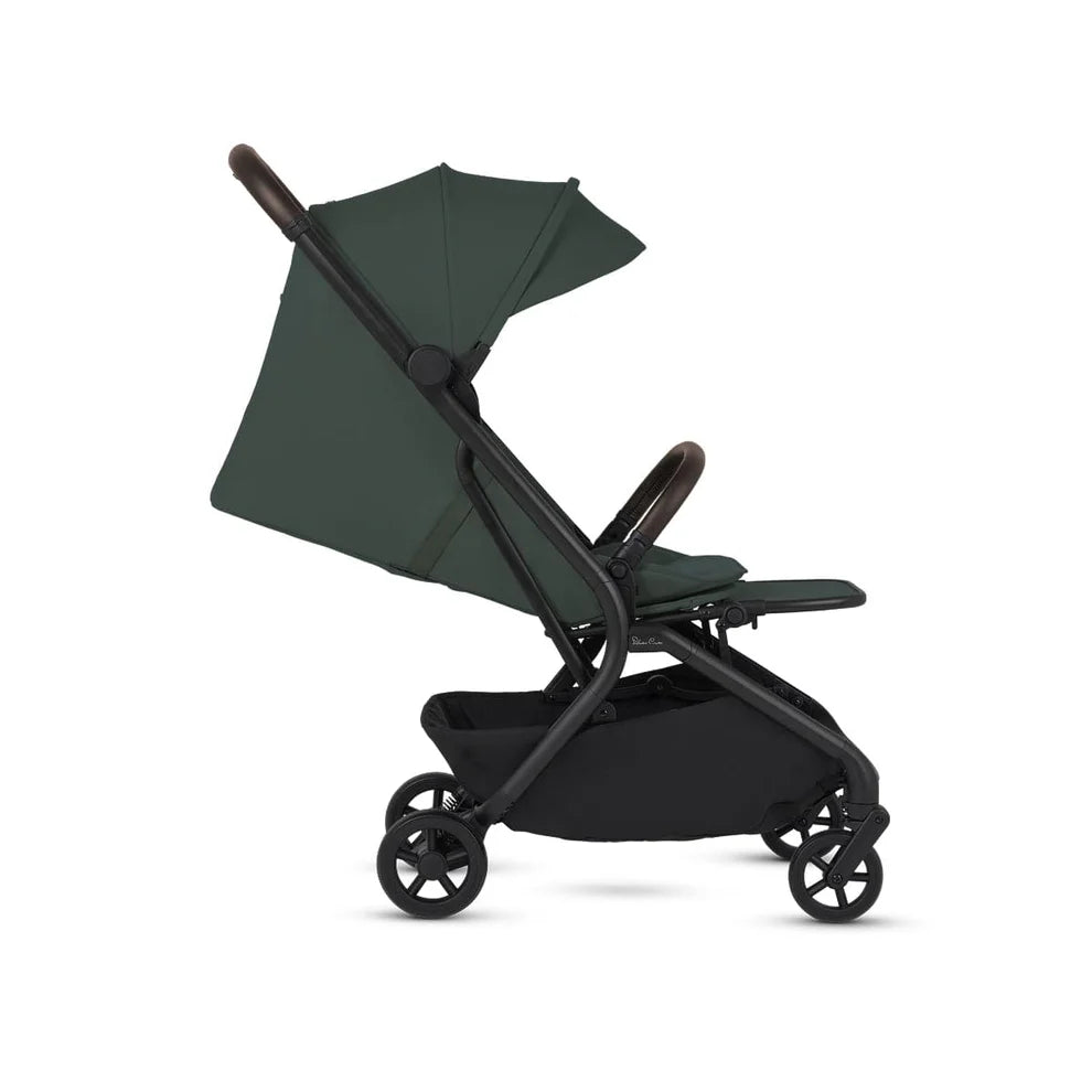 Silver Cross Nia Compact Travel Stroller + Bassinet Bundle - Conifer (Ships Late May/Early June) Silver Cross